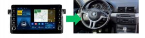 RADIO NAWIGACJA GPS BMW 3 E46 1999-2005 ANDROID 4/64 GB