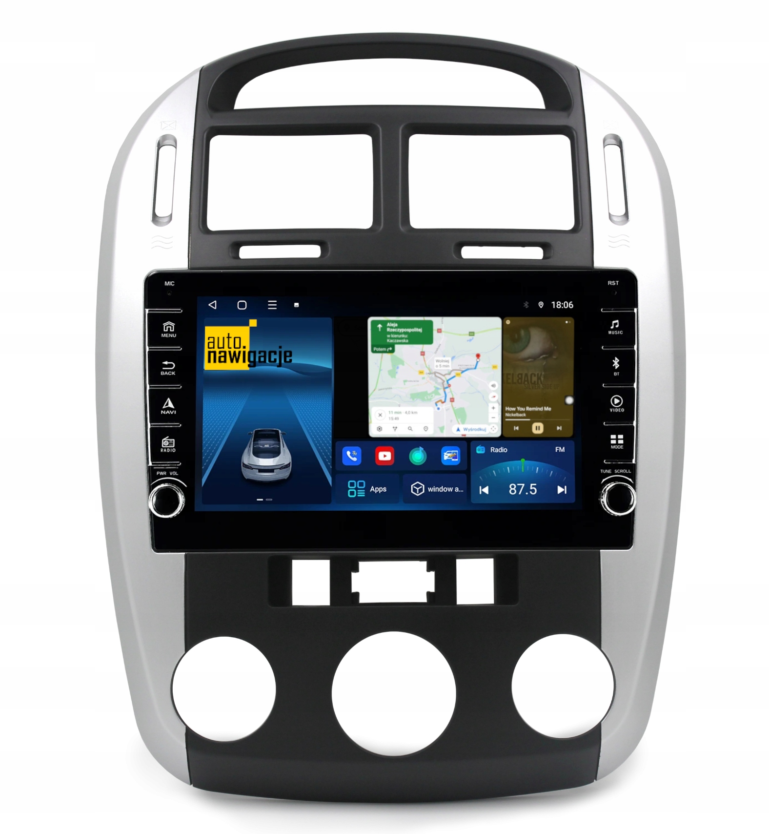 RADIO NAWIGACJA GPS KIA CERATO 2003-2008 ANDROID 4/64 GB