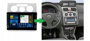 RADIO NAWIGACJA GPS VOLKSWAGEN TOURAN ANDROID 8/128 GB