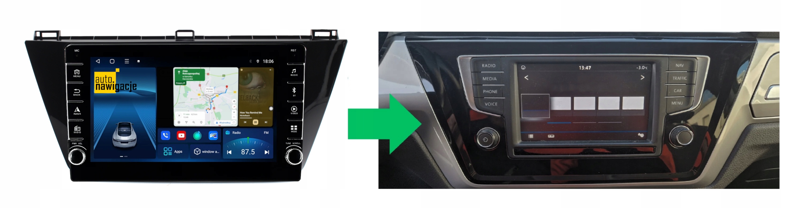 RADIO NAWIGACJA GPS VOLKSWAGEN TOURAN 2017+ ANDROID 4/64 GB 5 RADIO NAWIGACJA GPS VOLKSWAGEN TOURAN 2017+ ANDROID 4/64 GB