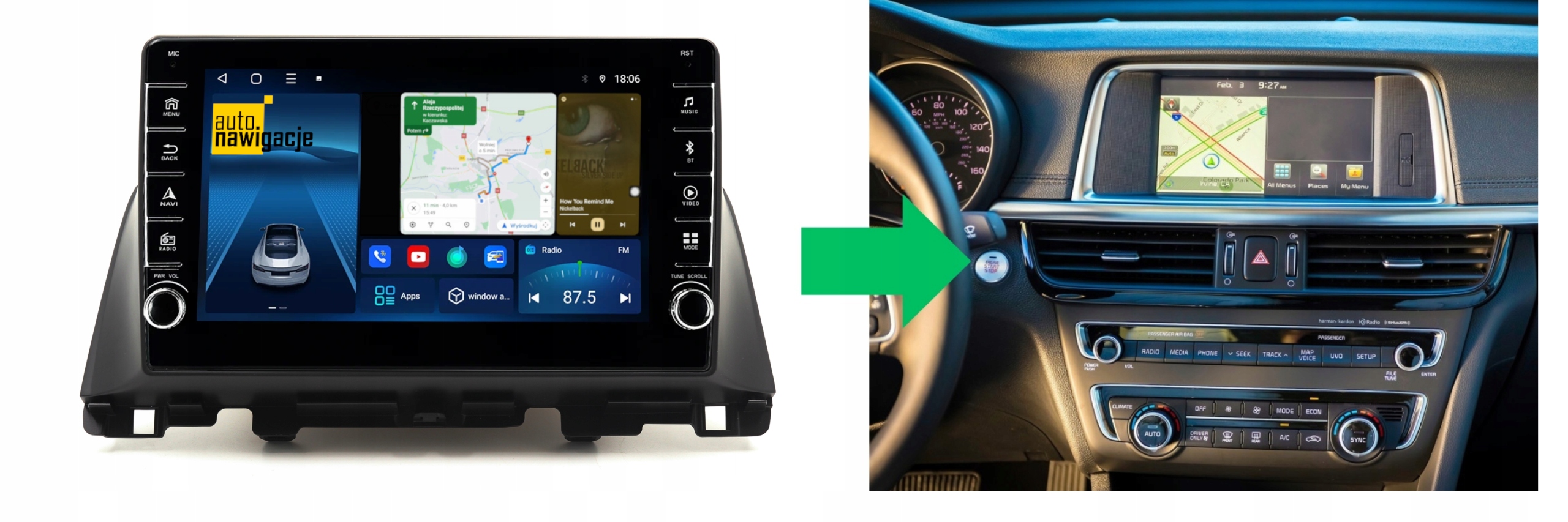 RADIO NAWIGACJA GPS KIA OPTIMA 2015-2019 ANDROID 4/64 GB 5 RADIO NAWIGACJA GPS KIA OPTIMA 2015-2019 ANDROID 4/64 GB