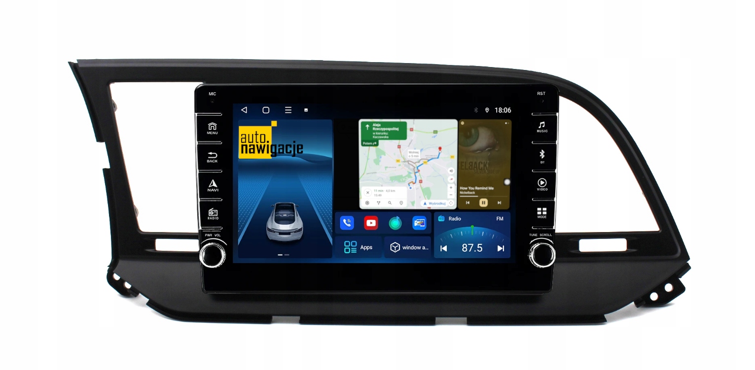 RADIO NAWIGACJA GPS HYUNDAI ELANTRA 2016-2018 ANDROID CARPLAY 4/64 GB 3 RADIO NAWIGACJA GPS HYUNDAI ELANTRA 2016-2018 ANDROID CARPLAY 4/64 GB