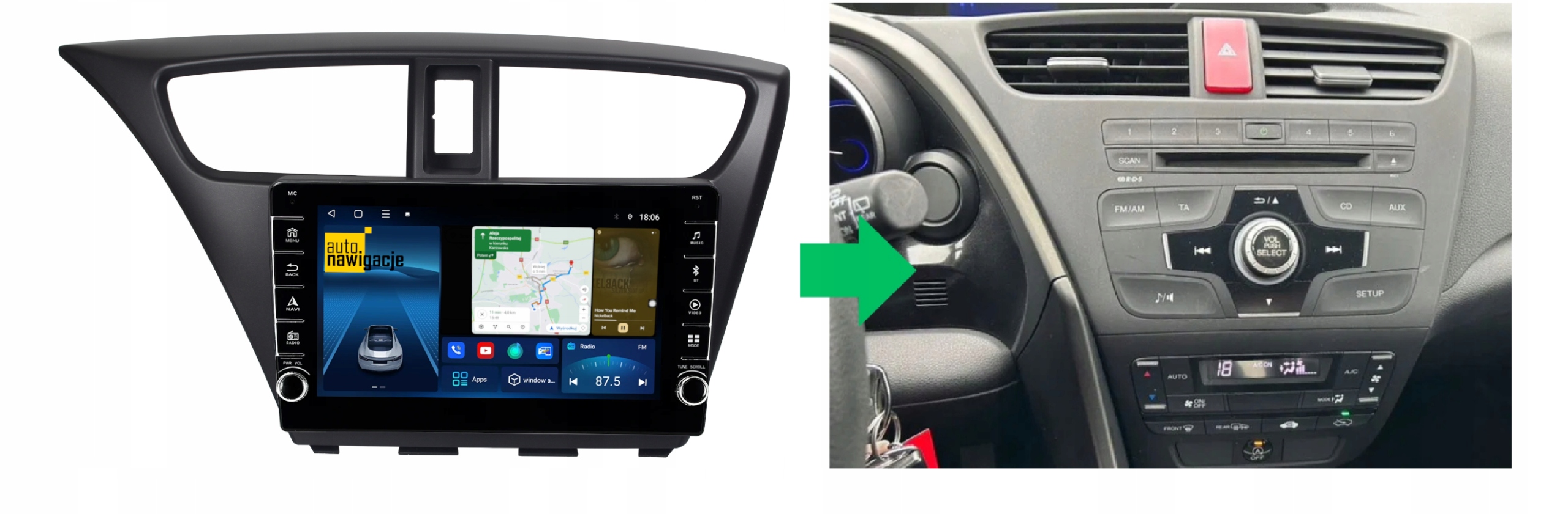 RADIO NAWIGACJA GPS HONDA CIVIC IX 2011-2017 ANDROID 4/64 GB 5 RADIO NAWIGACJA GPS HONDA CIVIC IX 2011-2017 ANDROID 4/64 GB