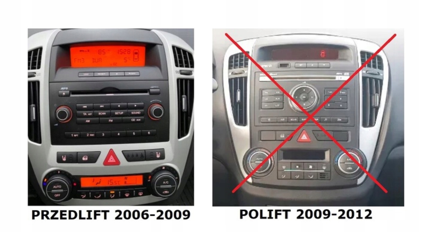 RADIO NAWIGACJA GPS KIA CEED I 2006-2009 ANDROID 4/64 GB
