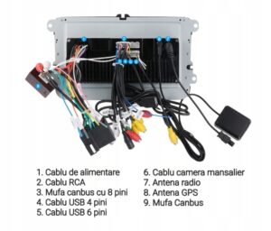 RADIO NAWIGACJA GPS SKODA PRAKTIK 2006-2015 2GB 64GB ANDROID