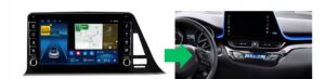 9d6332a0fadc2be3e46bb07bb3d57ea4.jpg RADIO NAWIGACJA GPS TOYOTA C-HR CH-R CHR 2016-2020 do wersji wysokiej 15cm 8/128 GB