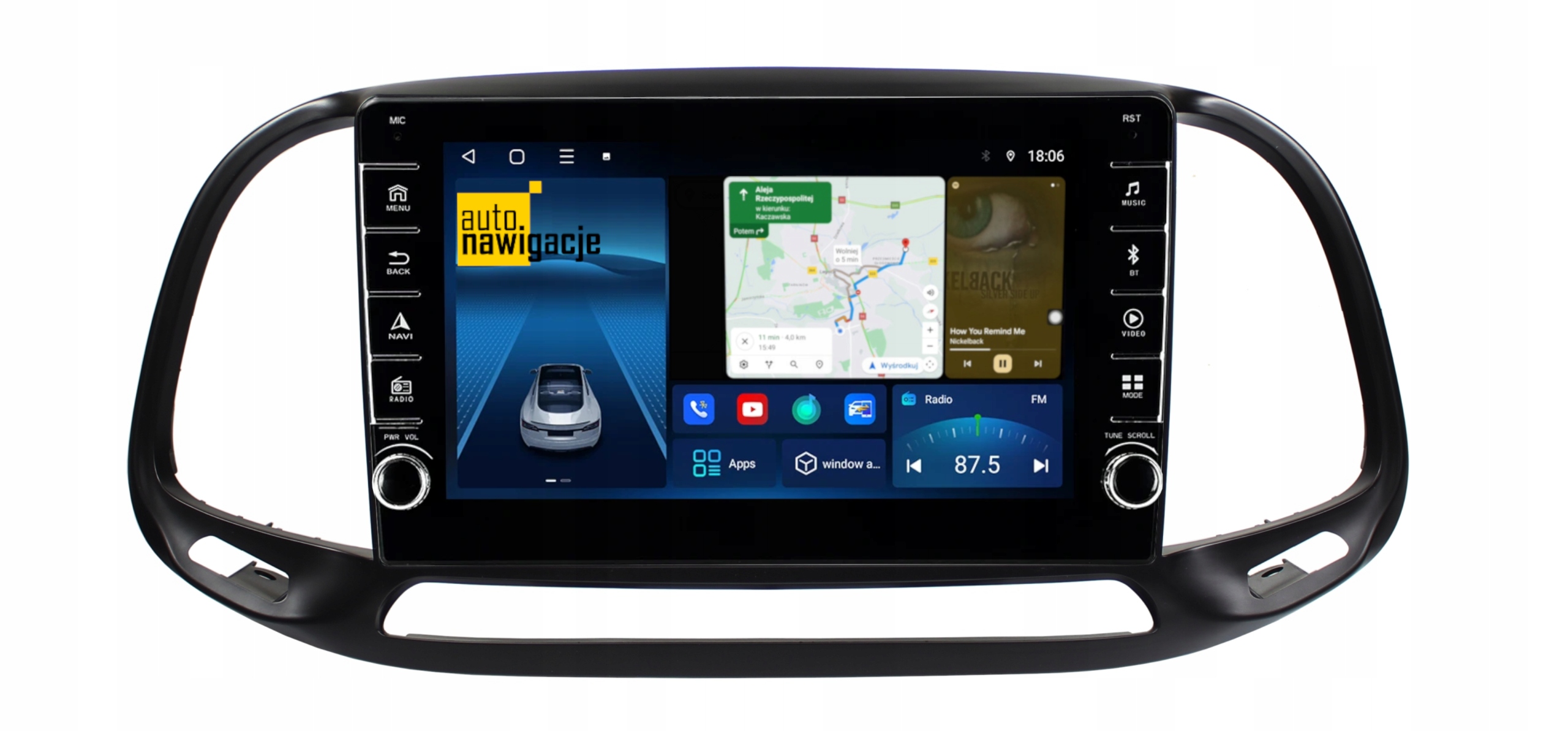 RADIO NAWIGACJA GPS FIAT DOBLO 2015+ ANDROID 4/64 GB 3 RADIO NAWIGACJA GPS FIAT DOBLO 2015+ ANDROID 4/64 GB