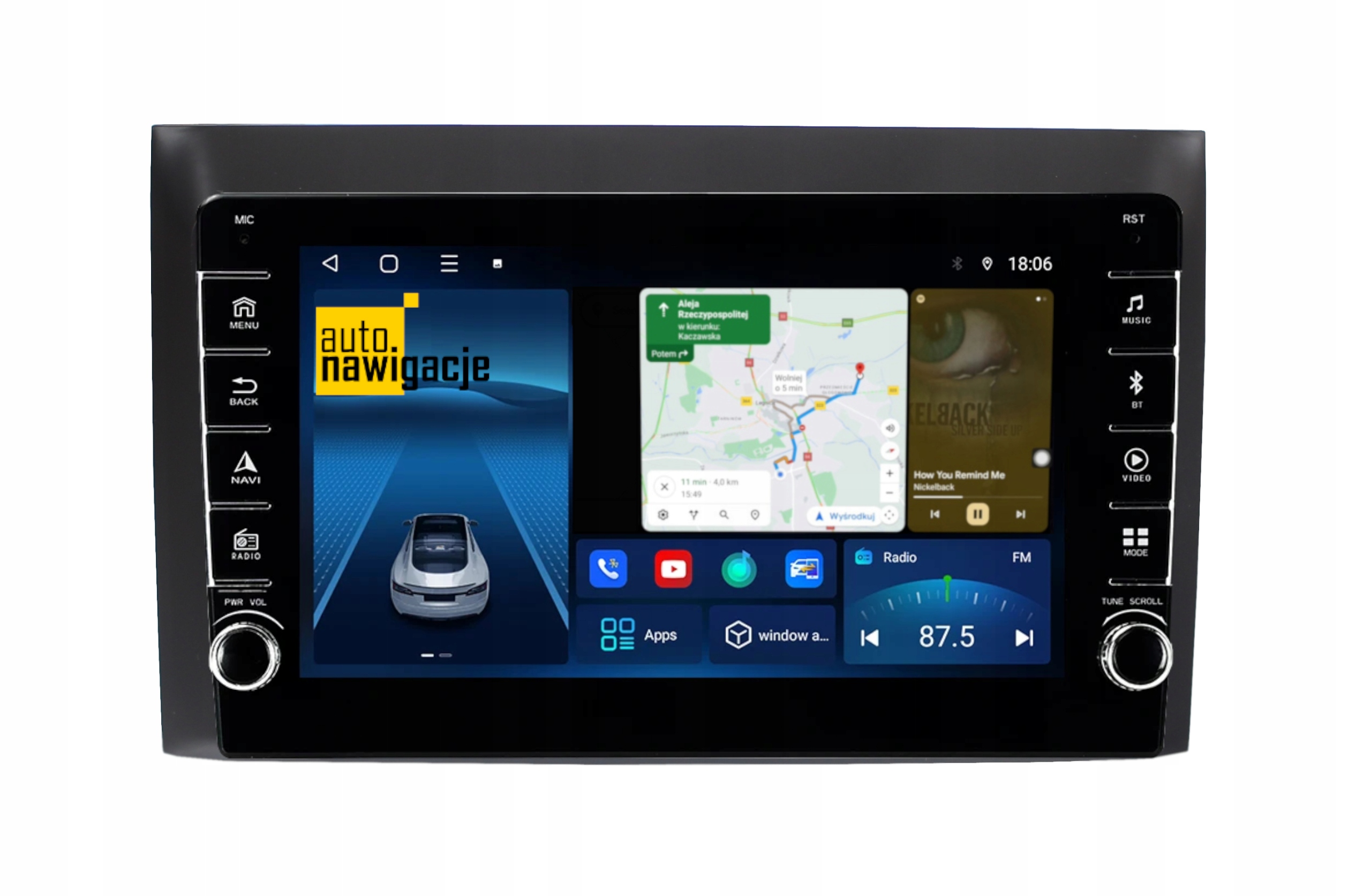 RADIO NAWIGACJA GPS ISUZU D-MAX 2002-2011 ANDROID 4/64 GB