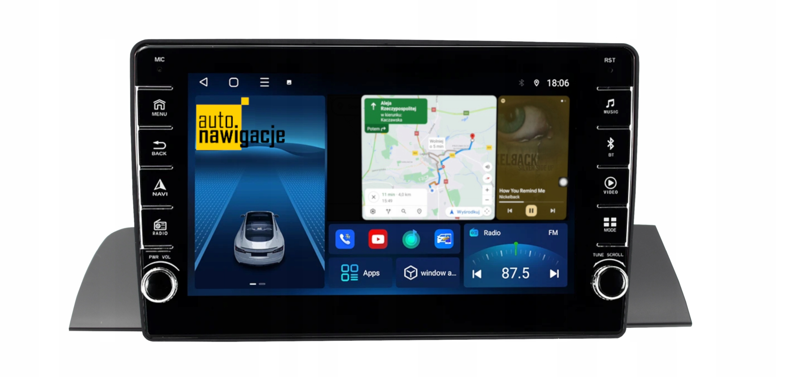 RADIO NAWIGACJA GPS MERCEDES S KLASA 1991-1998 ANDROID 4/64 GB
