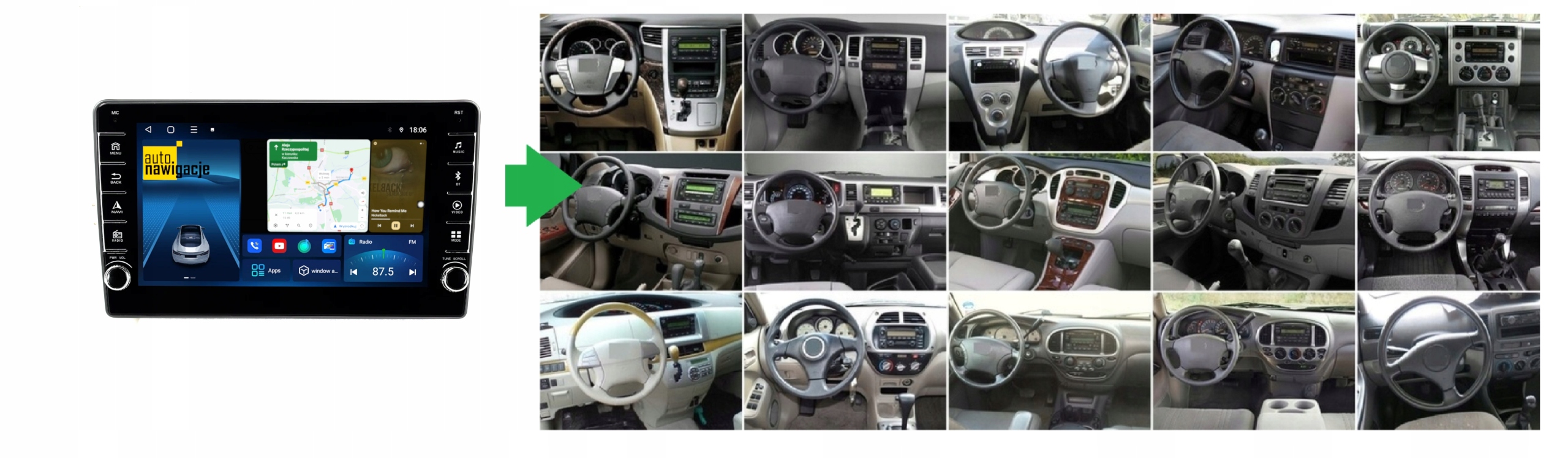 RADIO NAWIGACJA GPS TOYOTA ALPHARD 2002-2007 ANDROID 4/64 GB