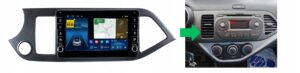 RADIO NAWIGACJA GPS KIA PICANTO 2011-2017 ANDROID 4/64 GB