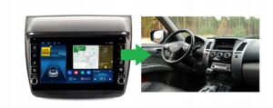 RADIO NAWIGACJA GPS MITSUBISHI PAJERO SPORT 2011-2015 ANDROID CARPLAY 8/128 GB