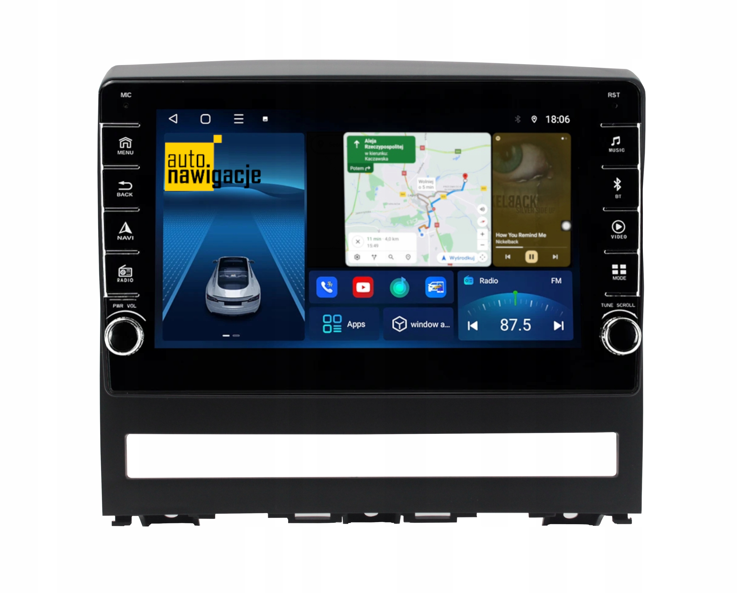 RADIO NAWIGACJA GPS FIAT SIENA ALBEA IDEA 2004-2012 ANDROID 4/64 GB