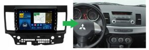 RADIO NAWIGACJA GPS MITSUBISHI LANCER VIII 2007-2014 ANDROID 8/128 GB