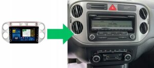 RADIO NAWIGACJA GPS VOLKSWAGEN GOLF PLUS 2005-2014 ANDROID CARPLAY 4/64 GB