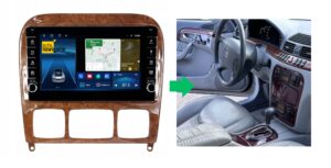RADIO NAWIGACJA GPS MERCEDES W220 S KLASA 1998-2005 ANDROID 4/64 GB