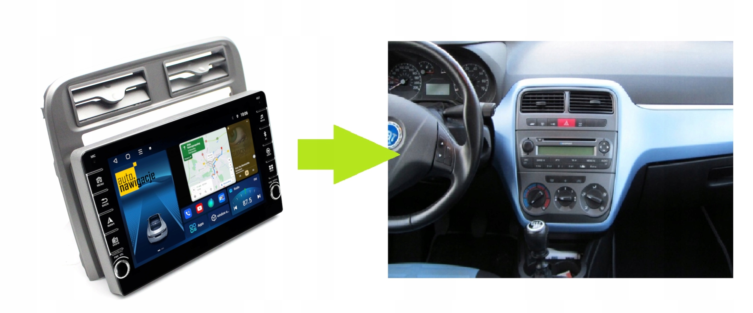 RADIO NAWIGACJA GPS FIAT PUNTO 2005-2012 ANDROID 4/64 GB 5 RADIO NAWIGACJA GPS FIAT PUNTO 2005-2012 ANDROID 4/64 GB