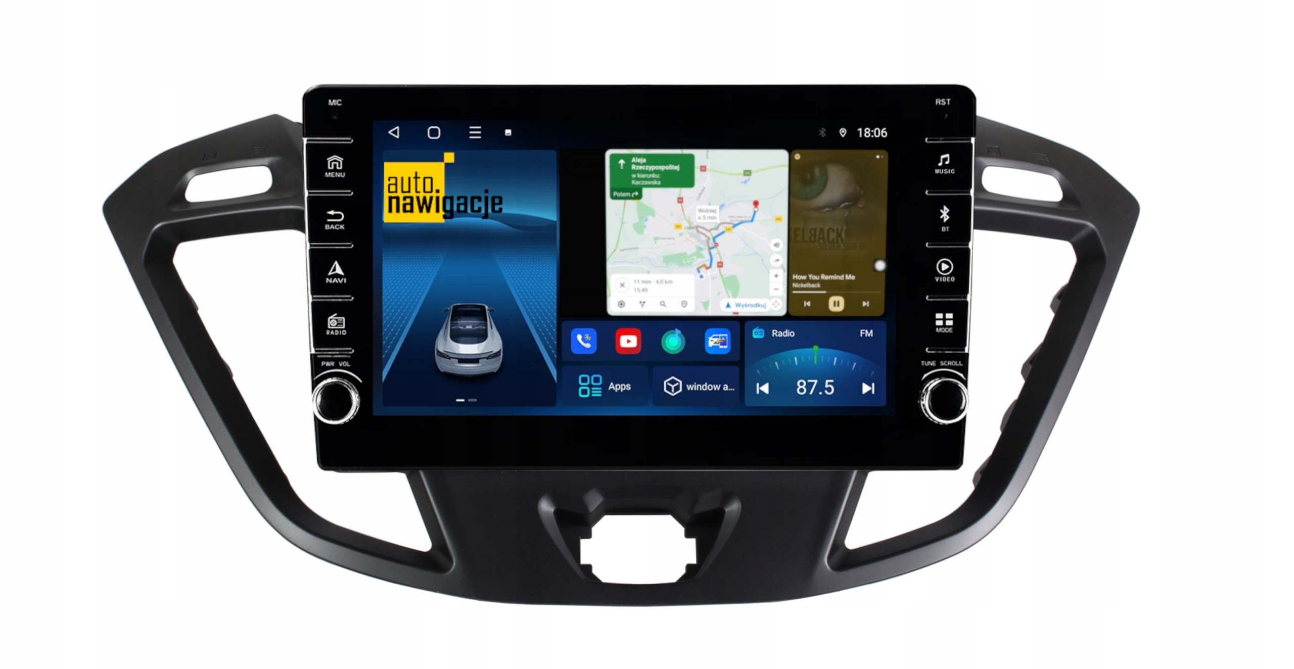 RADIO NAWIGACJA GPS FORD TRANSIT CUSTOM 2012-2018 ANDROID 8/128 GB 3 RADIO NAWIGACJA GPS FORD TRANSIT CUSTOM 2012-2018 ANDROID 8/128 GB