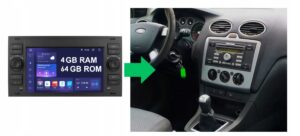 RADIO NAWIGACJA GPS FORD TOURNEO 2006-2009 4GB RAM 64 GB ANDROID 13 CARPLAY