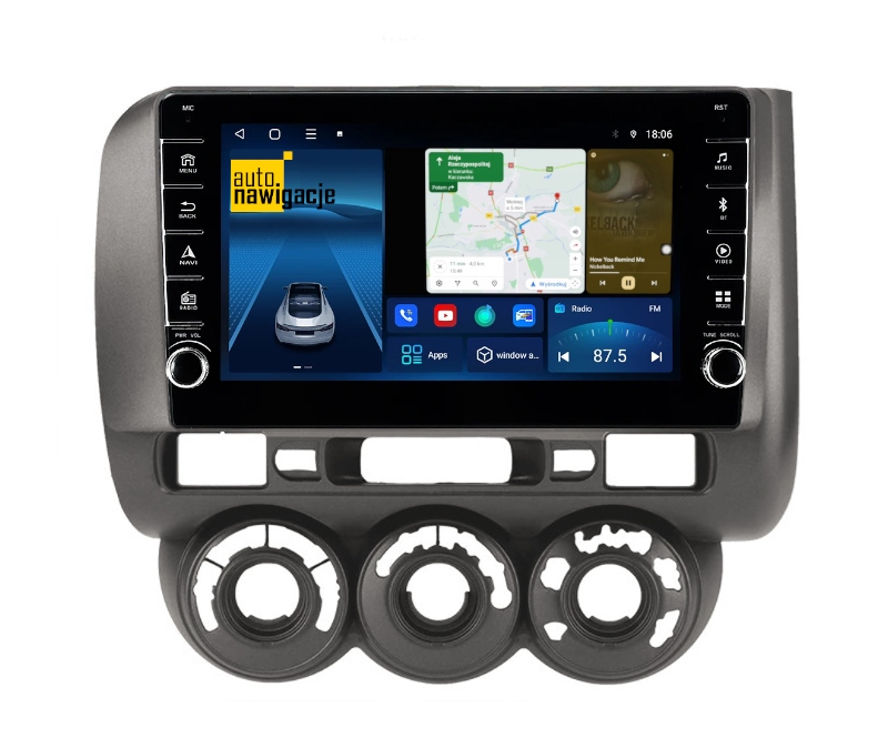 RADIO NAWIGACJA GPS HONDA JAZZ 2001-2008 ANDROID 4/64 GB