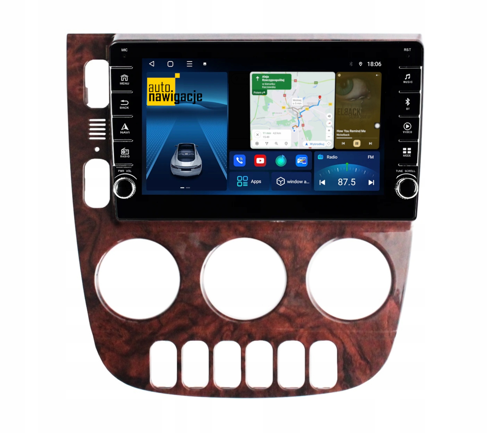 RADIO NAWIGACJA GPS MERCEDES ML W163 2001-2005 ANDROID 4/64 GB