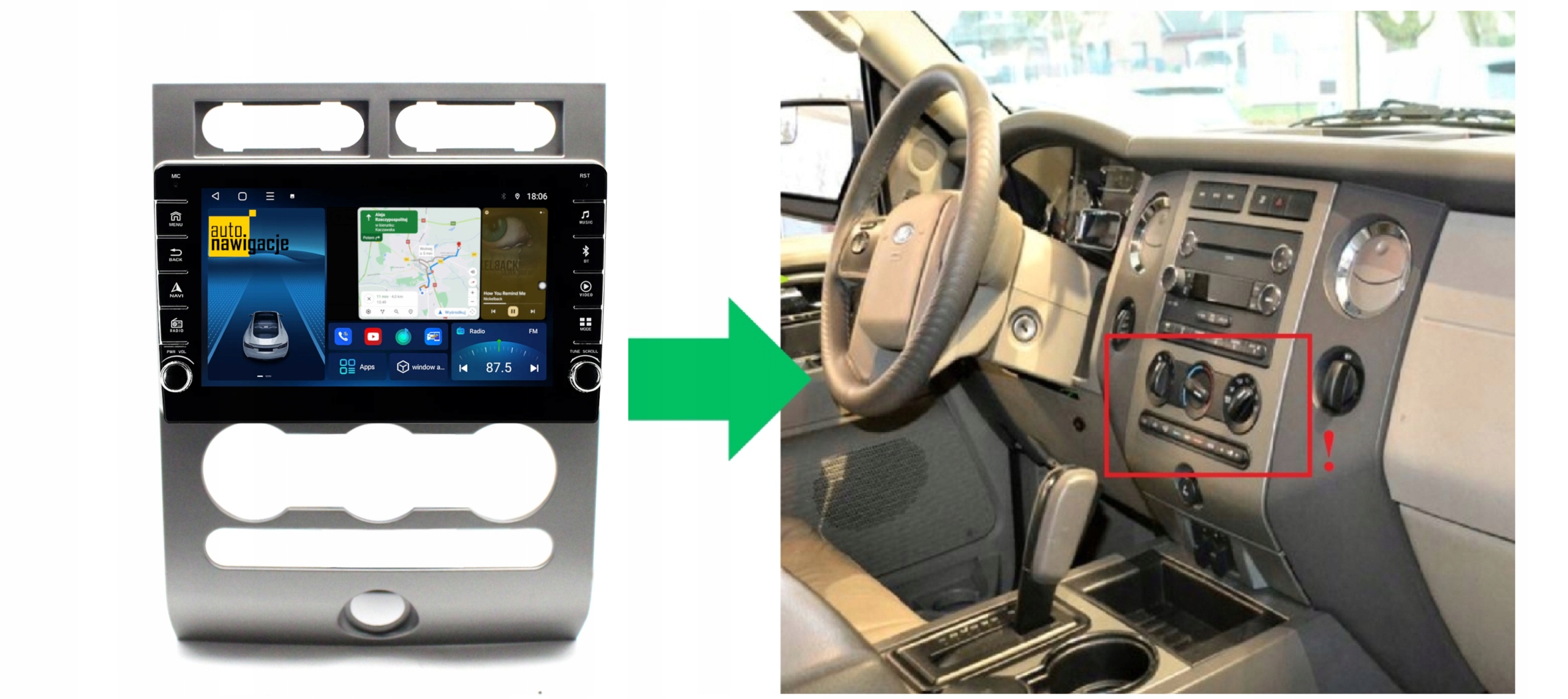 RADIO NAWIGACJA FORD EXPEDITION 2006-2017 ANDROID 4/64 GB 4 RADIO NAWIGACJA FORD EXPEDITION 2006-2017 ANDROID 4/64 GB