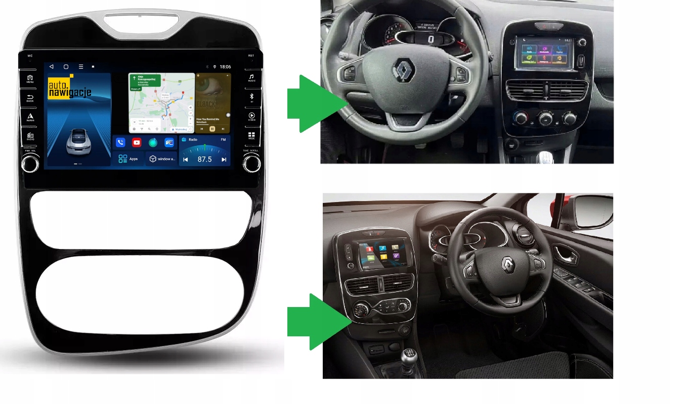 RADIO NAWIGACJA GPS RENAULT CLIO 2012-2019 ANDROID 4/64 GB 5 RADIO NAWIGACJA GPS RENAULT CLIO 2012-2019 ANDROID 4/64 GB