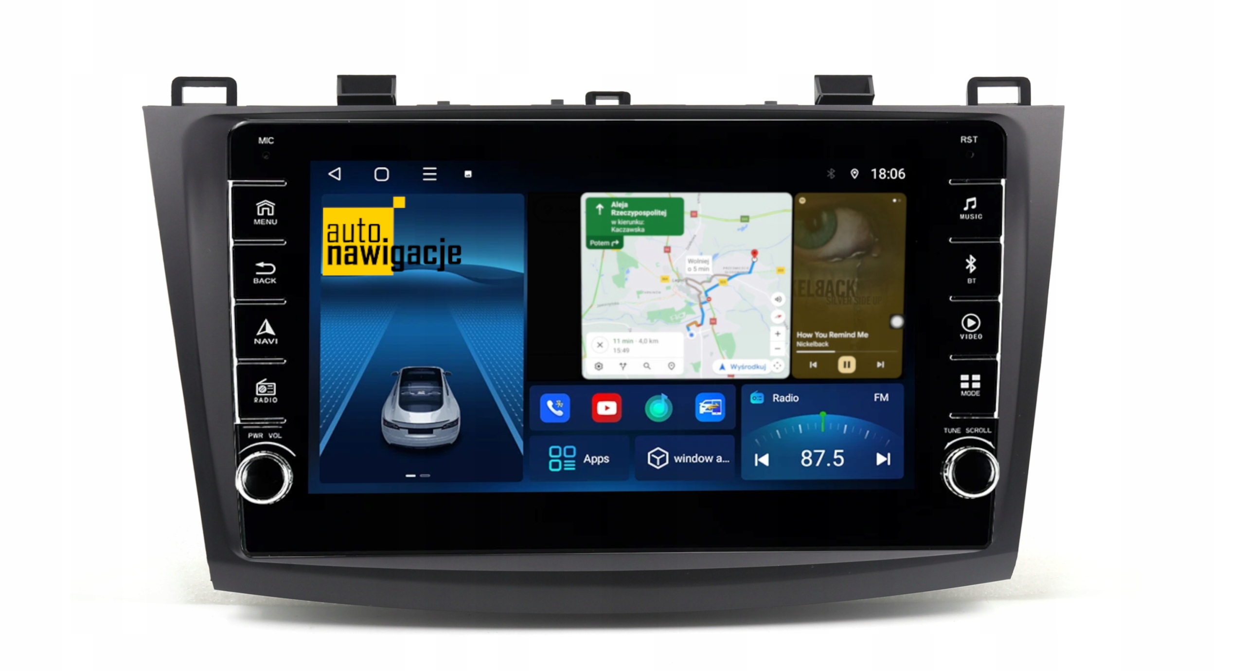 RADIO NAWIGACJA GPS MAZDA 3 2009-2013 ANDROID 4/64 GB