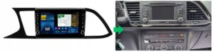 RADIO NAWIGACJA GPS SEAT LEON III 2012-2019 ANDROID 8/128 GB