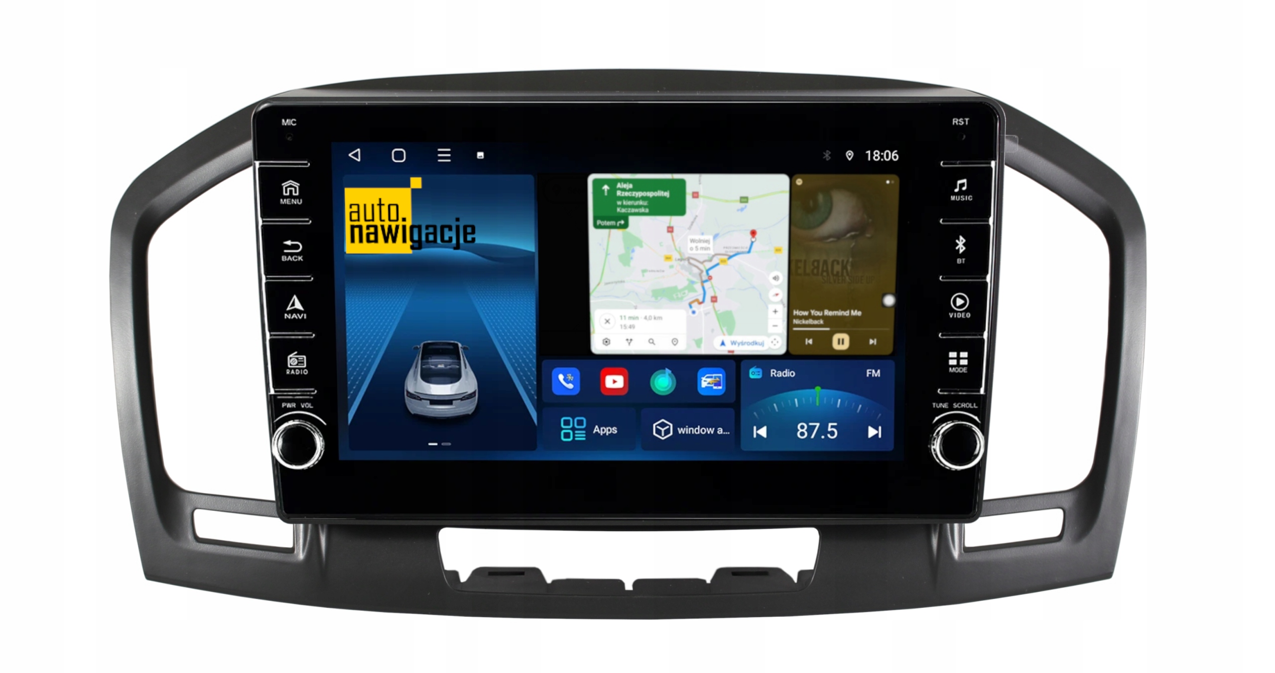 RADIO NAWIGACJA GPS OPEL INSIGNIA 2008-2013 ANDROID 4/64 GB