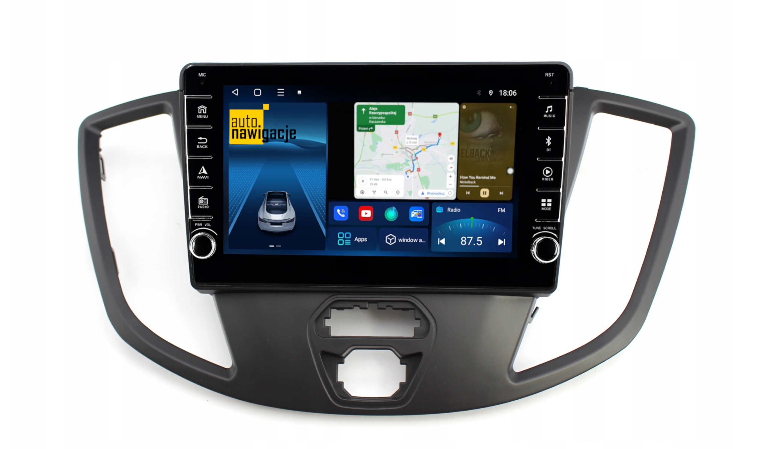 RADIO NAWIGACJA GPS FORD TRANSIT 2014-2018 ANDROID 4/64 GB