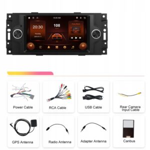 RADIO NAWIGACJA GPS DODGE STRATUS 2002-05 ANDROID 2GB 64GB
