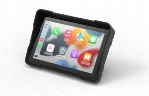 NAWIGACJA GPS BEZPRZEWODOWY CARPLAY MOTOR MOTOCYKL ANDROID + KAMERY COFANIA