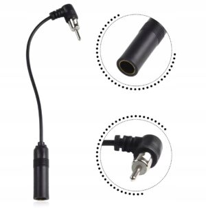 PRZEDŁUŻACZ ANTENY SAMOCHODOWEJ KABEL 22CM AM/FM ANTENA RADIOWA