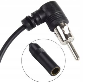 PRZEDŁUŻACZ ANTENY SAMOCHODOWEJ KABEL 22CM AM/FM ANTENA RADIOWA