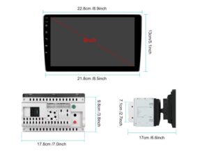 UNIWERSALNE RADIO SAMOCHODOWE 2DIN CARPLAY ANDROID AUTO 4GB 64GB OBROTOWE