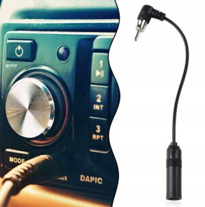 PRZEDŁUŻACZ ANTENY SAMOCHODOWEJ KABEL 22CM AM/FM ANTENA RADIOWA