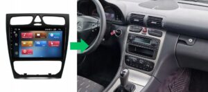 RADIO NAWIGACJA MERCEDES BENZ KLASA C W203 2000-2005 ANDROID 4/64 GB