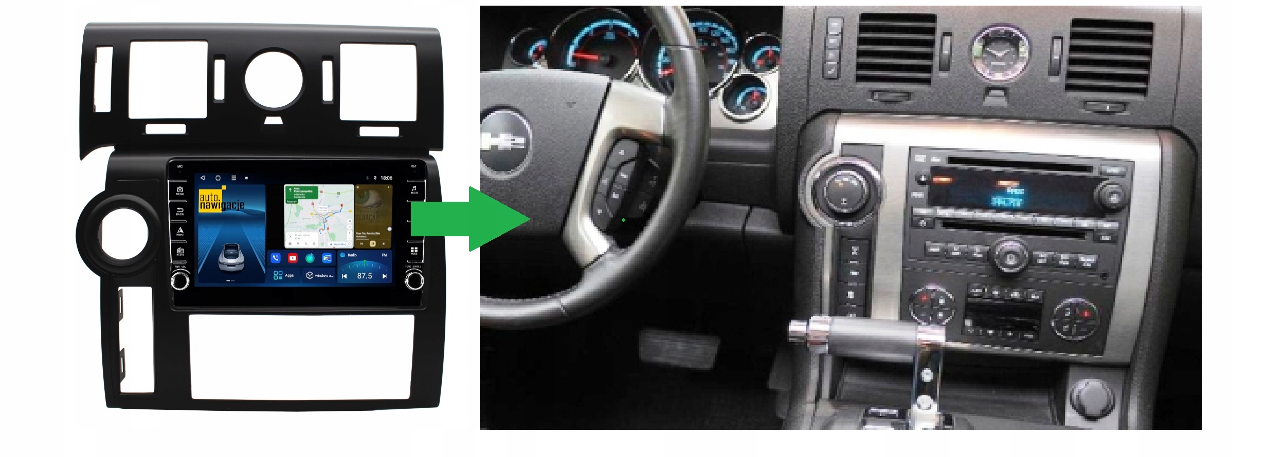 RADIO NAWIGACJA GPS HUMMER H2 2008-2009 ANDROID 4/64 GB 5 RADIO NAWIGACJA GPS HUMMER H2 2008-2009 ANDROID 4/64 GB