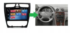 RADIO NAWIGACJA MERCEDES BENZ CLK W209 2002-2005 ANDROID 2/64 GB