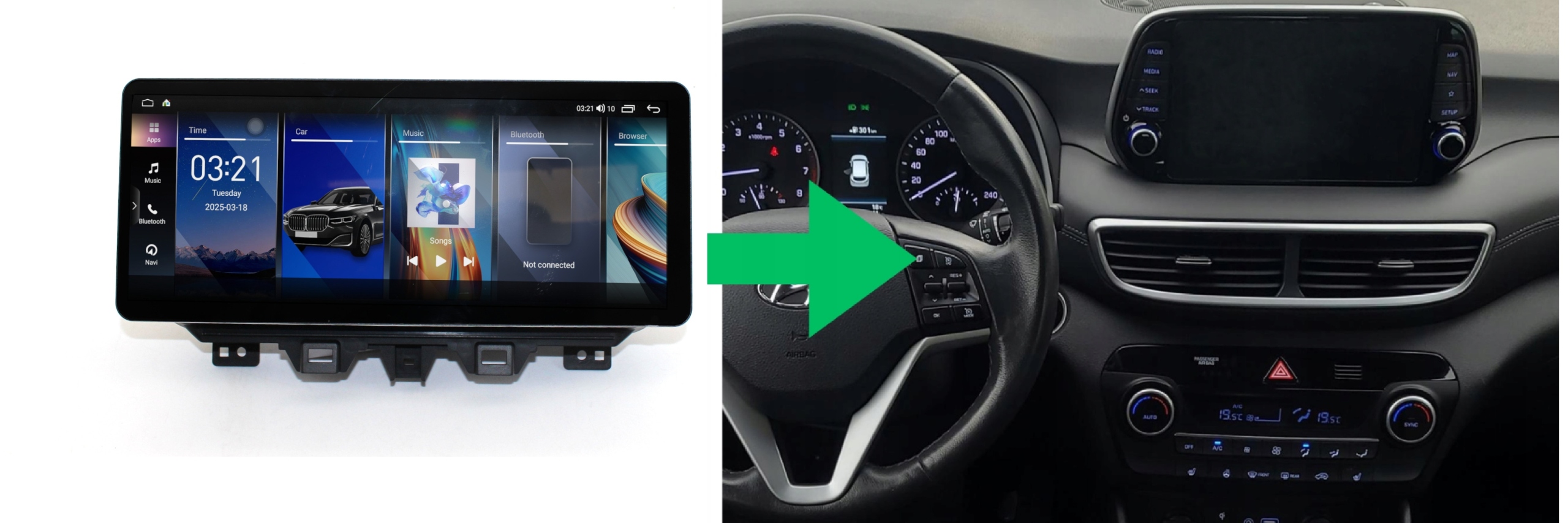 RADIO NAWIGACJA GPS HYUNDAI TUCSON 2018+ 12,3 CALA ANDROID 4/64 GB 2 RADIO NAWIGACJA GPS HYUNDAI TUCSON 2018+ 12,3 CALA ANDROID 4/64 GB