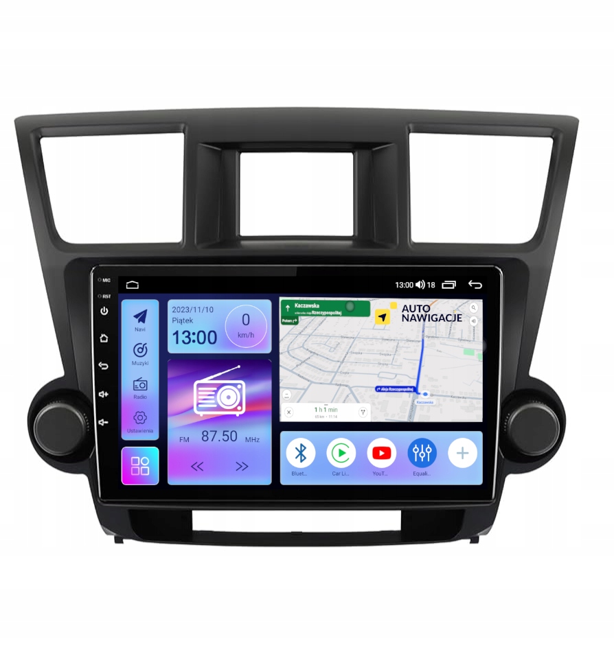 RADIO NAWIGACJA GPS TOYOTA HIGHLANDER 2007-2013 ANDROID CARPLAY 4/64 GB 3 RADIO NAWIGACJA GPS TOYOTA HIGHLANDER 2007-2013 ANDROID CARPLAY 4/64 GB