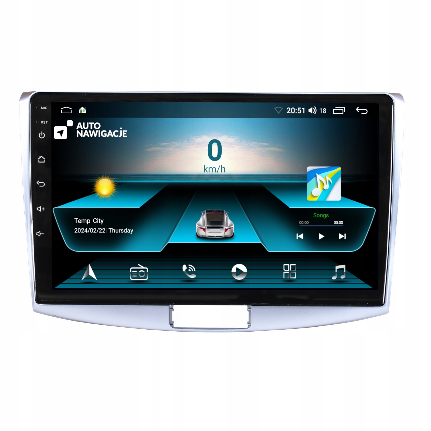 RADIO NAWIGACJA GPS VOLKSWAGEN PASSAT B6 B7 2011-2015 ANDROID 2/64 GB