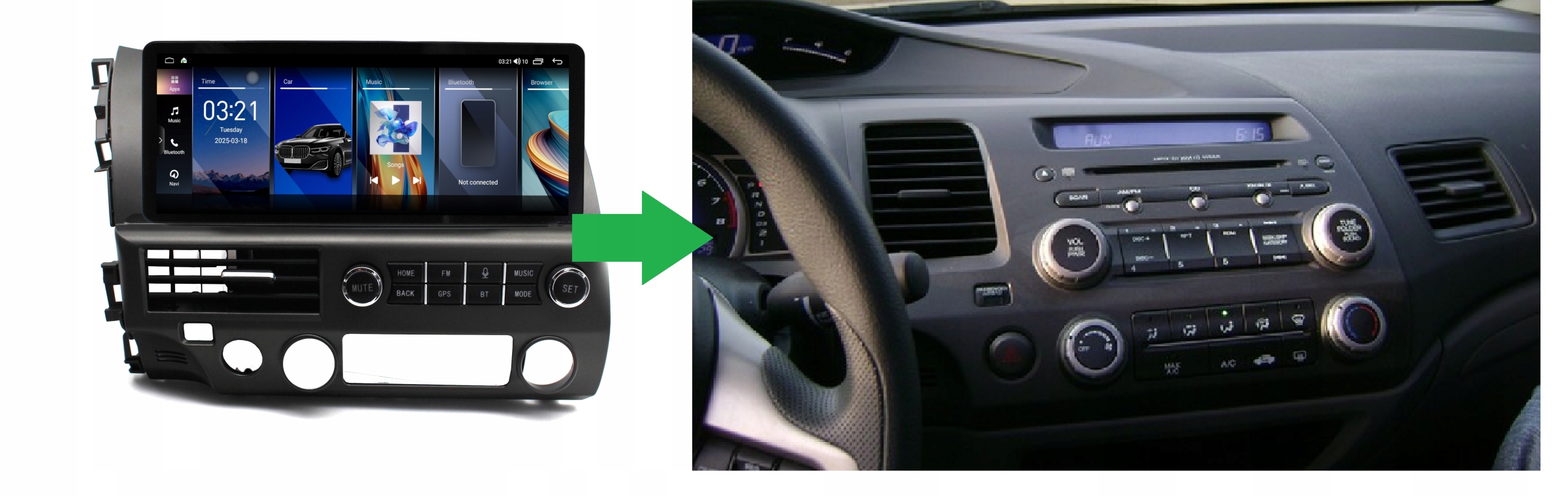 RADIO NAWIGACJA GPS HONDA CIVIC 2006-2012 12,3 CALA ANDROID 2/32 GB 5 RADIO NAWIGACJA GPS HONDA CIVIC 2006-2012 12,3 CALA ANDROID 2/32 GB