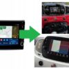 RADIO NAWIGACJA GPS FIAT 500 2016-2019 ANDROID CARPLAY 2/64 GB