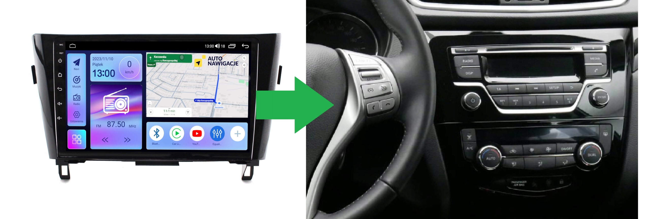 RADIO NAWIGACJA GPS NISSAN QASHQAI X-TRAIL 2014+ ANDROID 4/64 GB 5 RADIO NAWIGACJA GPS NISSAN QASHQAI X-TRAIL 2014+ ANDROID 4/64 GB