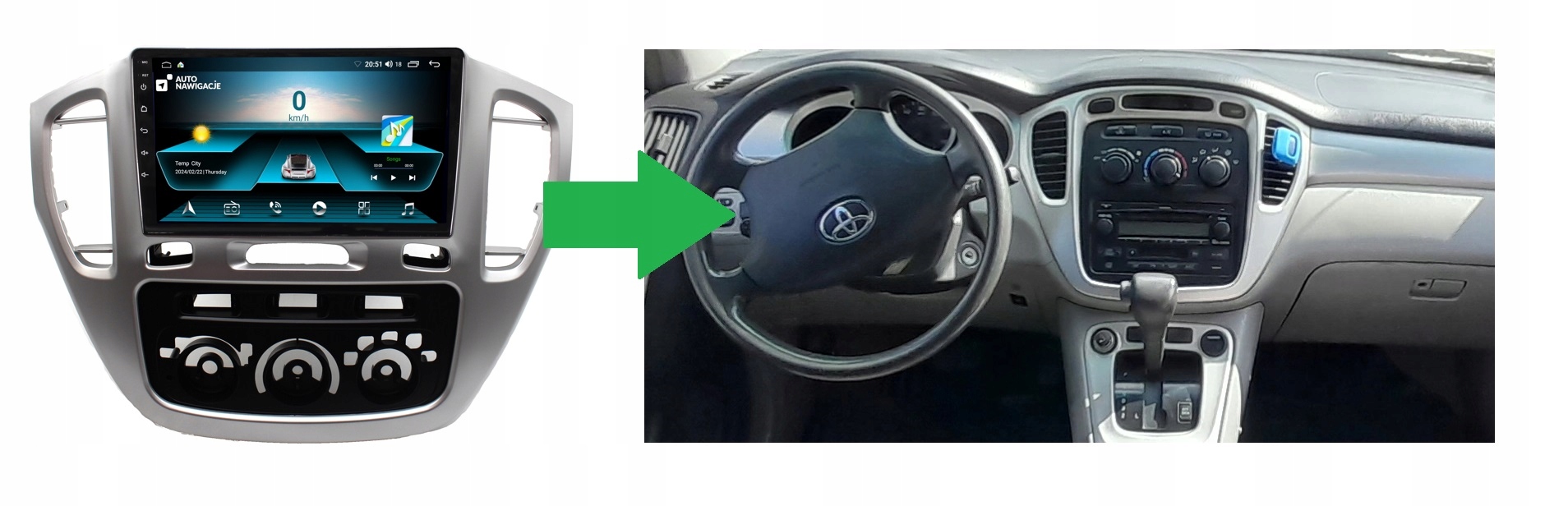 RADIO NAWIGACJA GPS TOYOTA HIGHLANDER 2000-2007 ANDROID 2/64 GB 5 RADIO NAWIGACJA GPS TOYOTA HIGHLANDER 2000-2007 ANDROID 2/64 GB