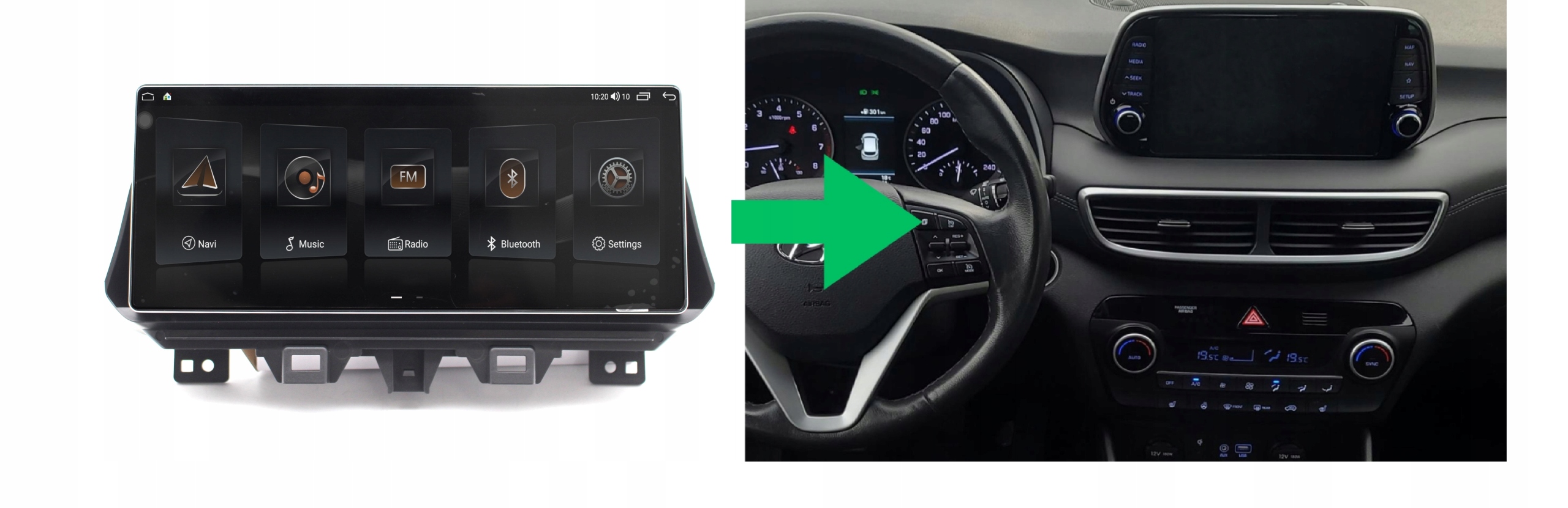 RADIO NAWIGACJA GPS HYUNDAI TUCSON 2018+ 10,25 CALA ANDROID 8/128 GB 5 RADIO NAWIGACJA GPS HYUNDAI TUCSON 2018+ 10,25 CALA ANDROID 8/128 GB