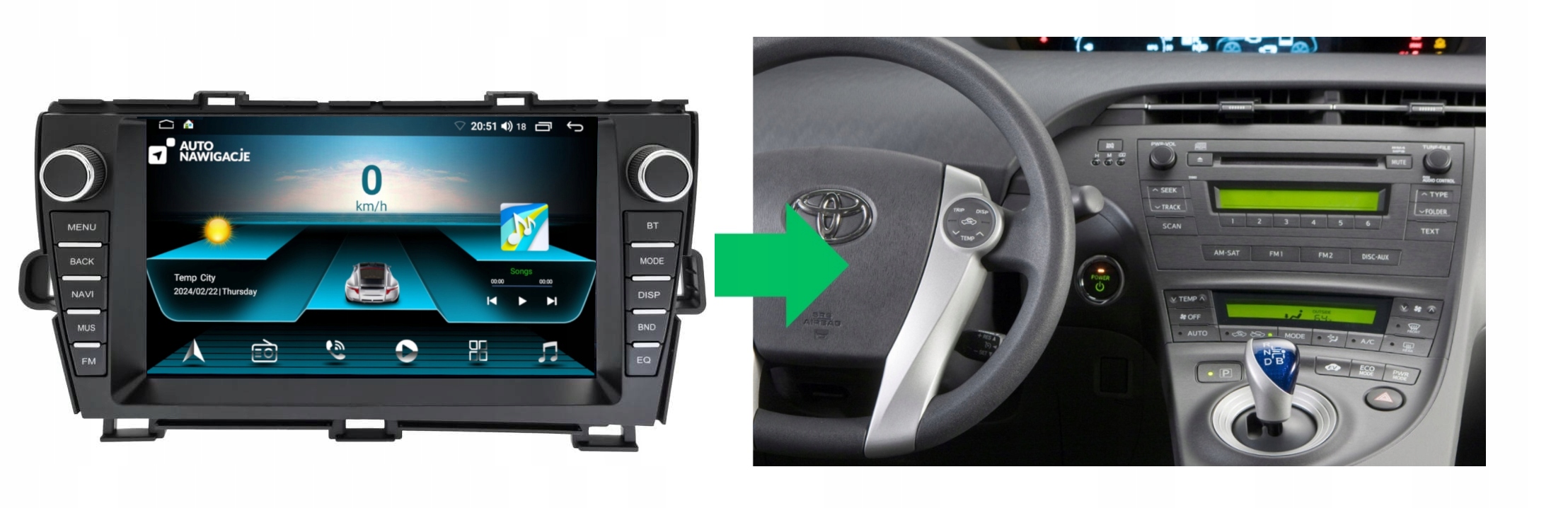 RADIO NAWIGACJA GPS TOYOTA PRIUS III 2009-2015 ANDROID 2/64 GB 5 RADIO NAWIGACJA GPS TOYOTA PRIUS III 2009-2015 ANDROID 2/64 GB