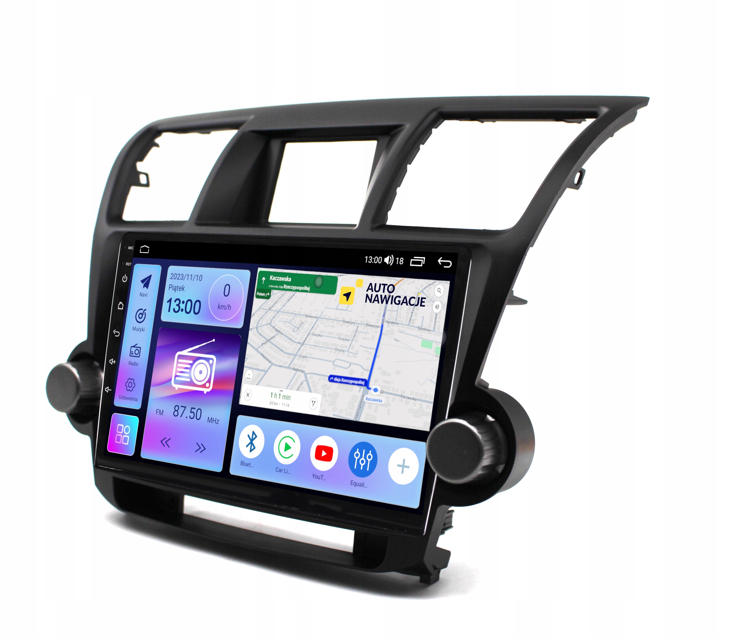 RADIO NAWIGACJA GPS TOYOTA HIGHLANDER 2007-2013 ANDROID CARPLAY 4/64 GB 4 RADIO NAWIGACJA GPS TOYOTA HIGHLANDER 2007-2013 ANDROID CARPLAY 4/64 GB